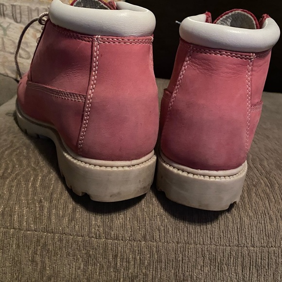 Pink Waterproof Timberland Boots - Picture 7 of 8